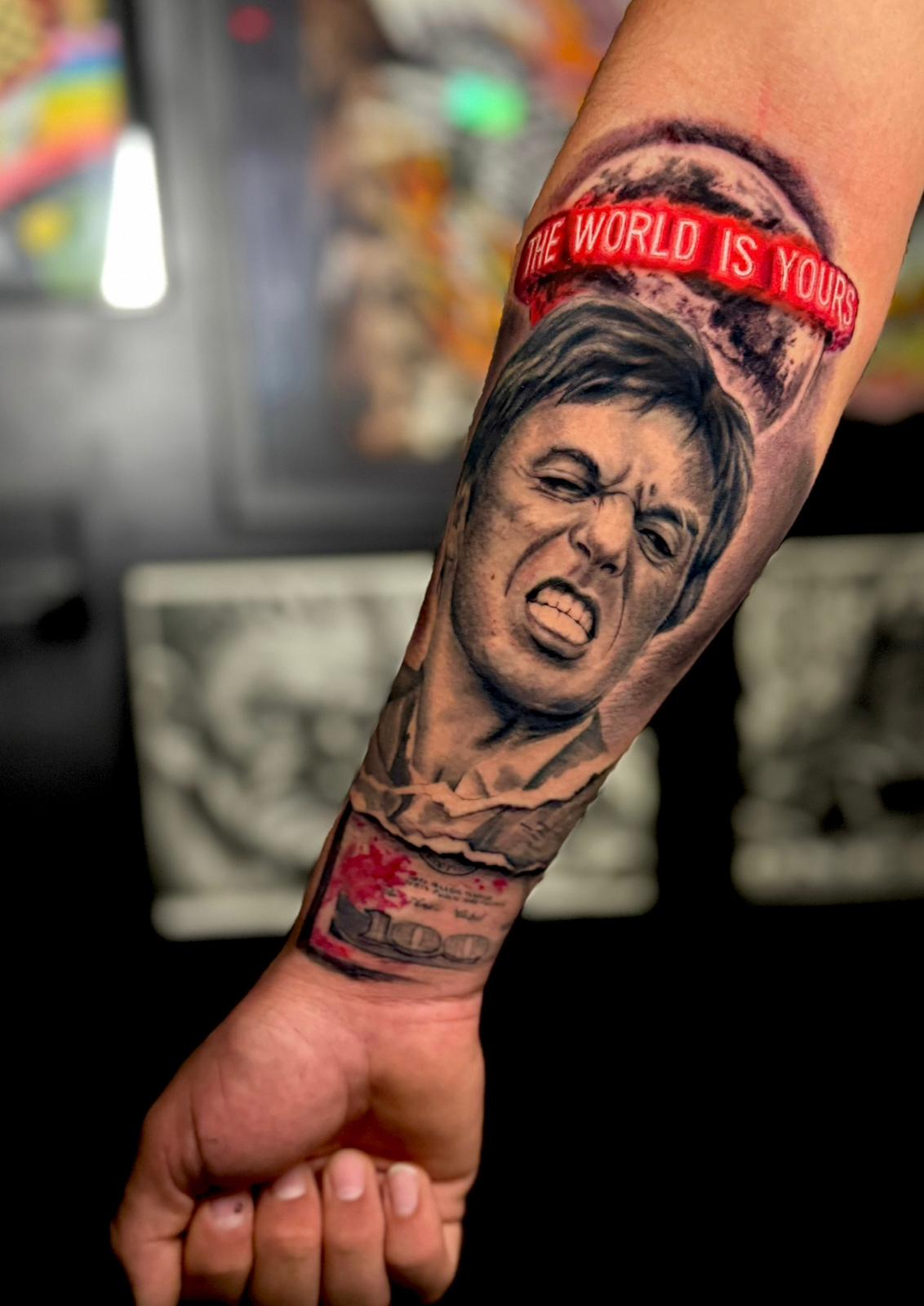 Colour realism — lavoro 1, Carlitos Junior Ink Roma